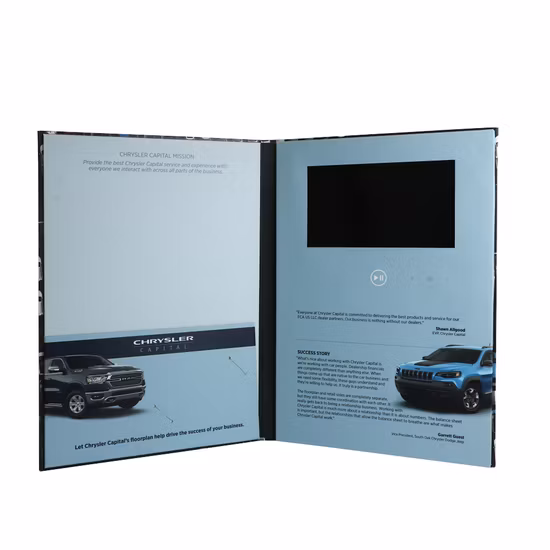 Module de lecteur vidéo à écran tactile de 7 pouces pour brochure